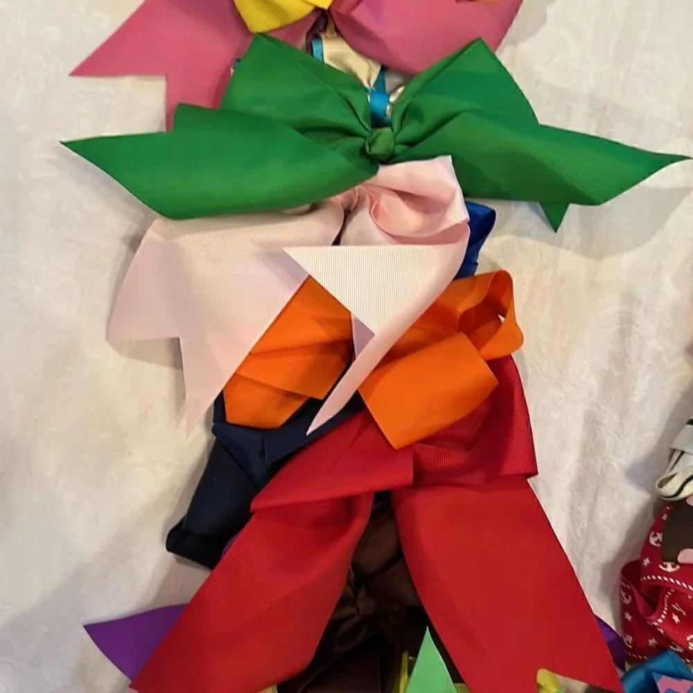 Hair Bows Barettes Set of 40 All Colors
